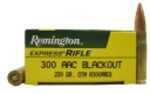300 AAC Blackout 220 Grain Soft Point 20 Rounds Remington Ammunition